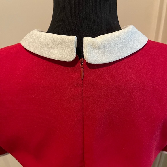 Vintage red and white dress - Picture 6 of 9